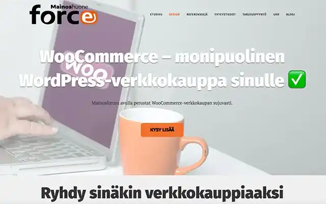 WooCommerce on monipuolinen verkkokauppa-alusta WordPressille.